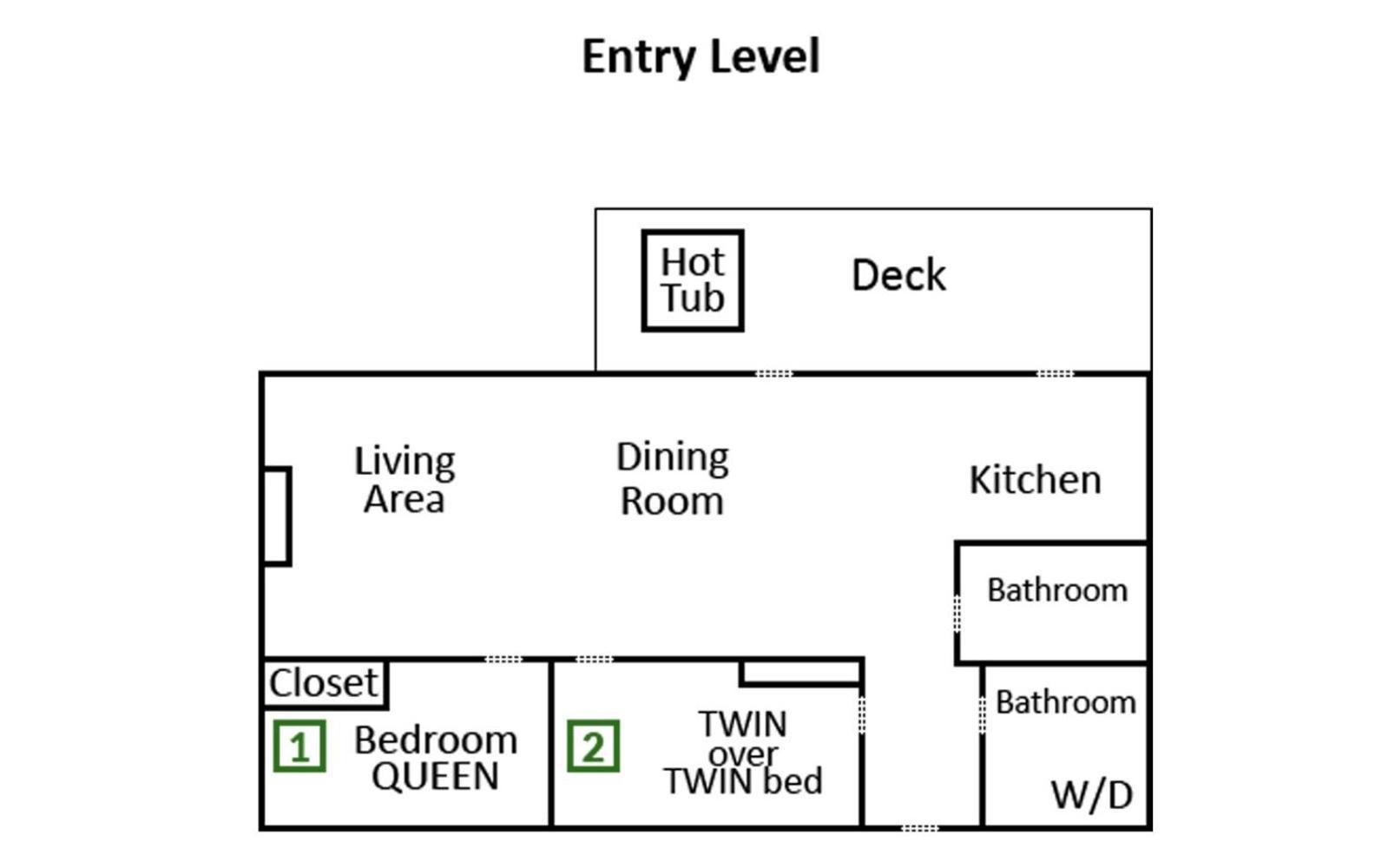 Wooded Bliss Hot Tub Single Level Cabin With No Steps Rocking Chairs And Wooded Views 鸽子谷 外观 照片